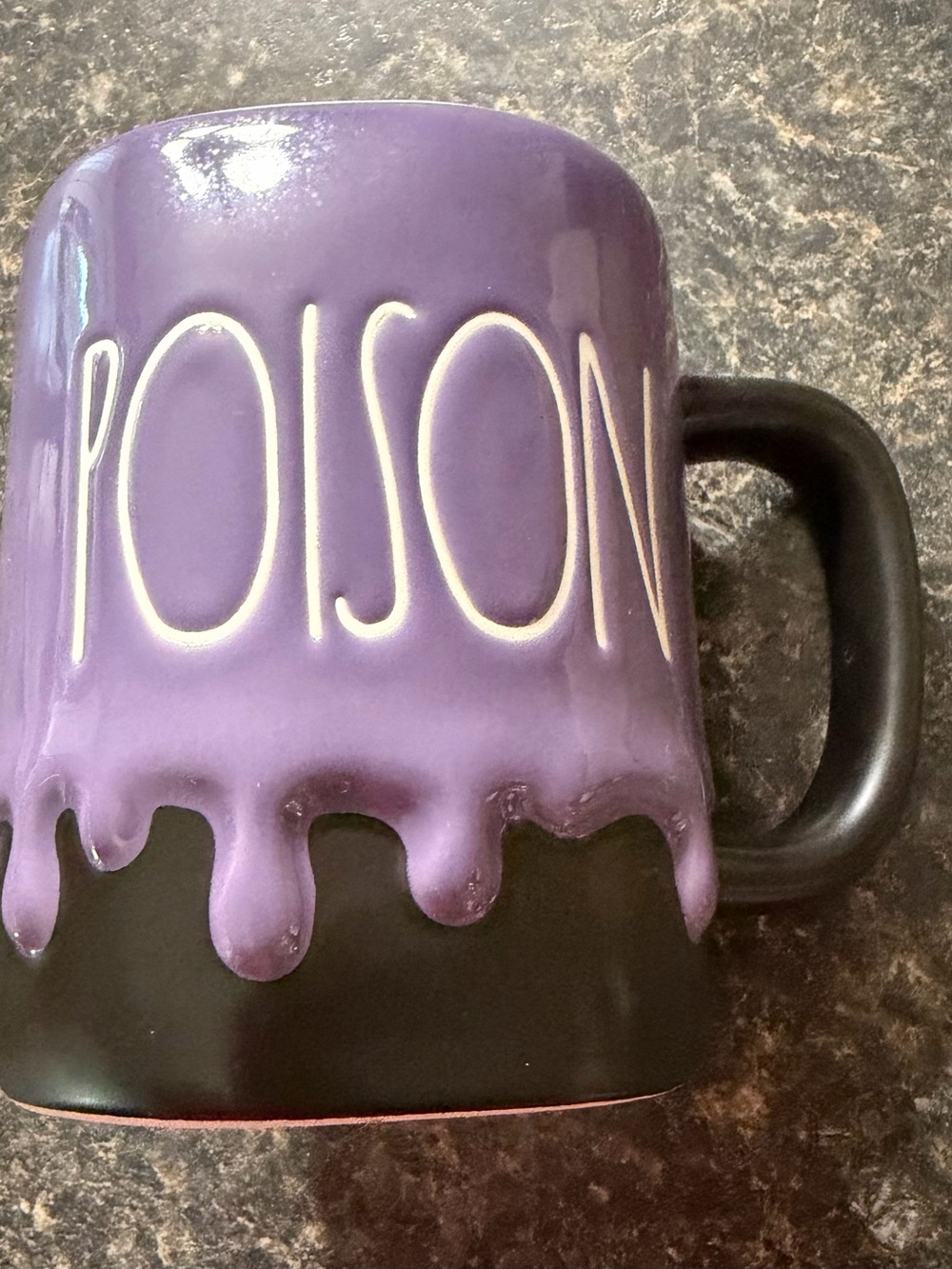 Rae Dunn Black and Cream Ceramic Mug - Artisan Collection